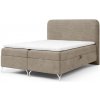 Čalúnená boxspring posteľ s matracom Gomez 120x200 - béžová