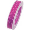 Grossgrainová stuha 5mm štepovaná - cyklamenová