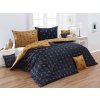 Matějovský Obliečka Posteľná bielizeň - Cordona Cotton deluxe 1x 220/210, 2x 70/90 220x210+2*70x90 ornamenty čierna, sivá