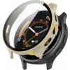 PROTEMIO 64444 PC FULL COVER Plastový kryt so sklom pre Garmin Venu 3S béžový