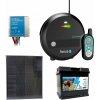 Sada solárneho panelu a elektrického ohradníka - 1 J zdroj s diaľkovým ovládaním, solárný panel 40 W, regulátor a 12V batéria 44 Ah