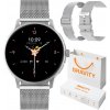 Smart hodinky Gravity GT12-8 strieborné