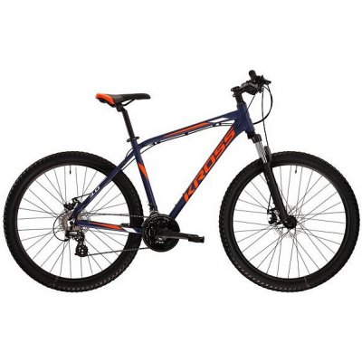 Bicykel Kross Hexagon 3.0 26" 2022 tmavo modrá/oranžová/biela XS 14"