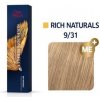 Wella Professionals Koleston Perfect Me+ Rich Naturals profesionálna permanentná farba na vlasy 9/31 60 ml