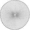 ZELLER Podložka Mandala okrúhla plastová strieborná, priemer 38 cm