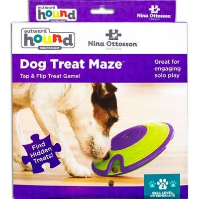 Nina Ottosson Maškrtný hlavolam Dog Treat Maze Obtiažnosť 2 20 x 20 x 6 cm