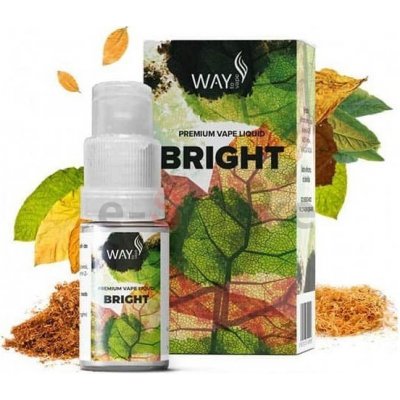 10ml Bright WAY to Vape E-LIQUID, obsah nikotínu 12 mg