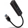 AXAGON HMA-CR3A, USB 3.2 Gén 1 húb, porty 3x USB-A + čítačka kariet SD/microSD