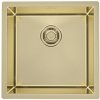 Alveus Monarch Quadrix 30 F/S/U Nerezový drez bez odkvapkávača, 45x45cm, zlatý