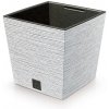 Prosperplast Kvetináč FUSU ECO III biely, variant 24 cm