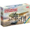 ICM Ju 88A-4 with German Ground Personnel and Torpedo Trailers 1/48