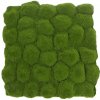 Globe moss light green, dielec 50 x 50 cm (Realistická imitácia machu - uzavretý penový raster)