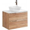 CMD Skrinka do kúpeľne CAPRI OAK E dub craft MDF/laminát 80 cm x 59.5 cm x 46 cm