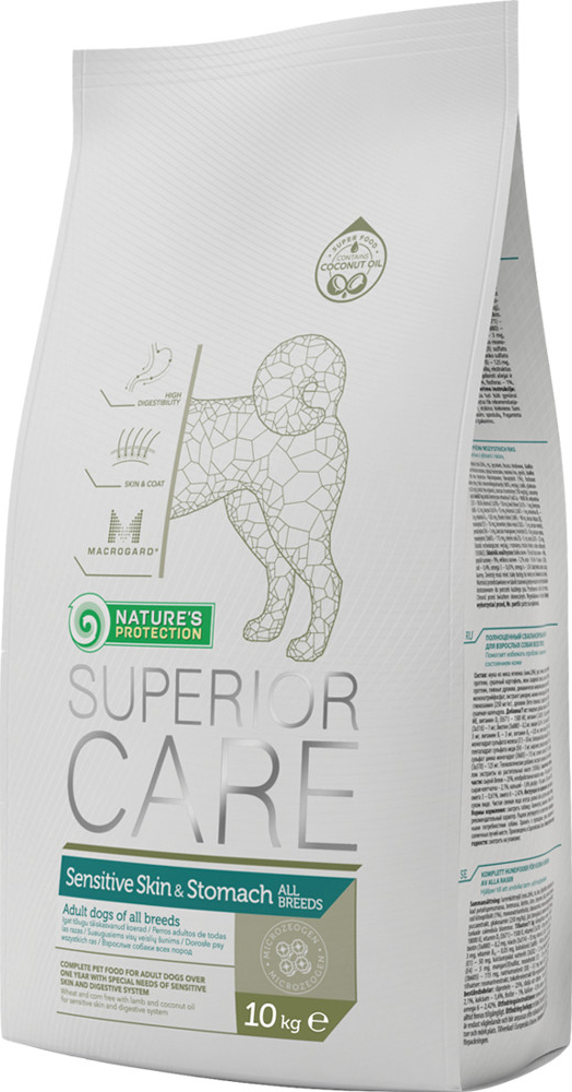 Nature\'s Protection Sensitive Skin & Stomach Adult All Breed 1,5 kg