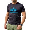 Alpha Industries Basic T-Shirt black Blue tričko pánske čierne