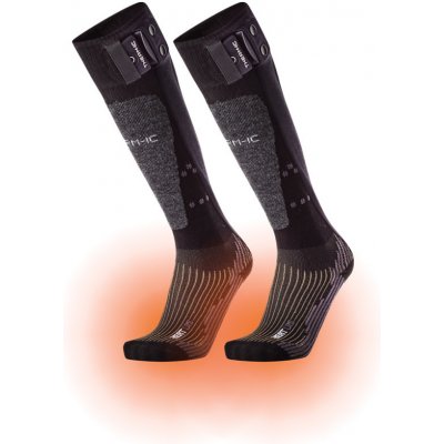 Therm-ic Vyhrievané ponožky POWERSOCKS SET FUS sivá/čierna