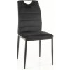 Signal RIP VELVET jedálenská stolička, ČIERNY RÁM/ČIERNY BLUVEL 19