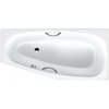 Kaldewei Advantage - Asymetrická vaňa Mini Star ľavá 833, 157x75/50 cm, s otvormi na držadlá, antislip, Perl-Effekt, biela 224930003001