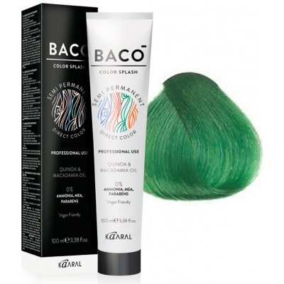Kaaral Baco Color Splash farba na vlasy green 38