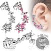 Steel Edge Piercing do ucha 13287-Pink Strana: pravá