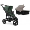 TFK Mono3 2v1 Olive Combi carrycot + Seat unit Nafukovacie kolesá Hlboká vanička Sand