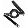 Kink - Lip 8 cm Gag With Black Leatherette Strap 63 X 2 cm Adjustable 39-58 cm
