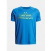 Chlapčenské tričko Under Armour UA Tech Split Wordmark SS-BLU Modrá YSM