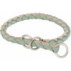 Obojok CAVO okrúhly polosťahovací, M-L: 43-51 cm/ø 18 mm, šalviová/piesková