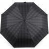 Pánský skládací vystřelovací deštník - 3 šedá káro
