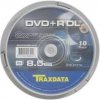 TRAXDATA DVD+R DL 8,5GB 8X Dvojvrstvové 10ks/cake