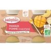 Babybio Jablko a mango 3 x 2 x 130 g