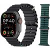 SMARTWATCH HK10 ULTRA3 - iOS + Android ČIERNY + 3 PRÚŽKY
