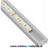 LED profil Polarus Micro - na povrch 3 m (dĺžka 3 m - hliník elox)