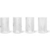 ferm LIVING Poháre Ripple Verrines na dezerty a nápoje číre 14 cl, 4 ks