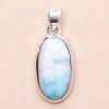 Nefertitis Larimar prívesok striebro Ag 925 P3084 NF50436 - 2,3 cm, 6,4 g