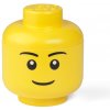 Úložný box LEGO úložná hlava (veľkosť S) - chlapec (5711938030193)