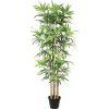 Umelá rastlina bambus v kvetináči 125 cm
