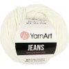 YarnArt Jeans 01 biela