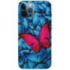Kryt na iPhone 14 Pro Motýľ modrý