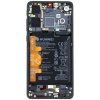 LCD displej + Dotykové sklo a Rám Huawei P30 Originál Farba: Čierna