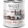 Wolf of Wilderness Adult 6 x 800 g - NOVINKA: Strong Lands - bravčové