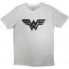 DC Comics tričko Wonder Woman - Black Paint Logo Biela M