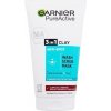GARNIER Pure Active gélový pleťový peeling a maska 3v1 Pure Clay 150 ml