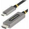 StarTech.com 10ft (3m) USB-C to HDMI Adapter Cable, 8K 60Hz, 4K 144Hz, HDR10, USB Type-C to HDMI 2.1 Video Converter Cable, USB-C DP Alt Mode/USB4/Thunderbolt 3/4 Compatible - USB-C Laptop to HDMI Mon