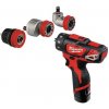 MILWAUKEE M12 BDDXKIT-202C AKU KOMPAKTNÝ VŔTACÍ SKRUTKOVAČ S VYMENITEĽNÝM SKĽÚČIDLOM 4933447836