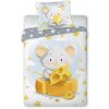 FARO Obliečky do postieľky Myška Bavlna, 100/135, 40/60 cm