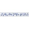 IMPOL TRADE D 58-030-5 Samolepiaca bordúra kvety orchideí modré, rozmer 5 m x 5,8 cm