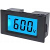 PANELOVÝ MERAČ MODRÝ LED VOLTMETER DIGITÁLNY +/- 20V DC LCD ČIERNY
