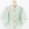 Dojčenský mušelínový kabátik New Baby Comfort clothes šalviová, veľ. 62 (3-6m)