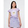 GAP Detské tričko s flitrami Fialová L Fialová Fialová